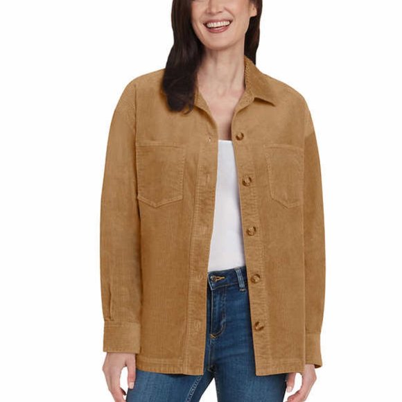 Matty M Jackets & Blazers - Matty M Ladies' Corduroy Shirt Jacket NWT Size XL